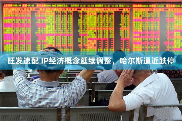 旺发速配 IP经济概念延续调整，哈尔斯逼近跌停